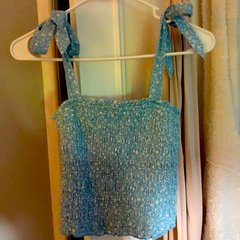 Smocked Abercrombie Top